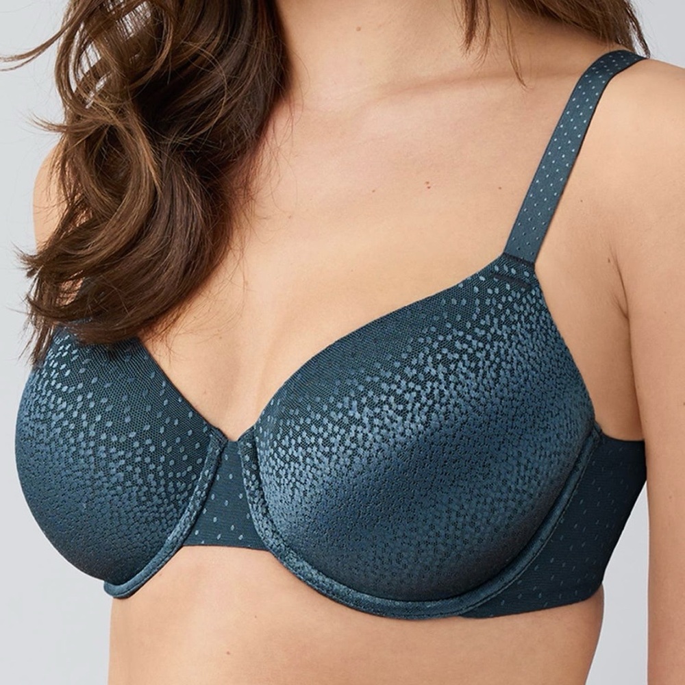 Wacoal Teal Dot Underwire Full-Cup Bra